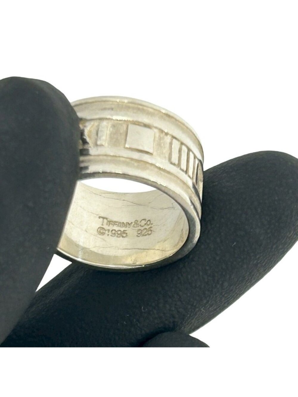Tiffany & Co Vintage Wide Atlas Ring 925 Sterling Silver - Picture 3 of 8